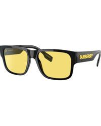 men's burberry yellow sunglasses|authentic Burberry sunglasses.